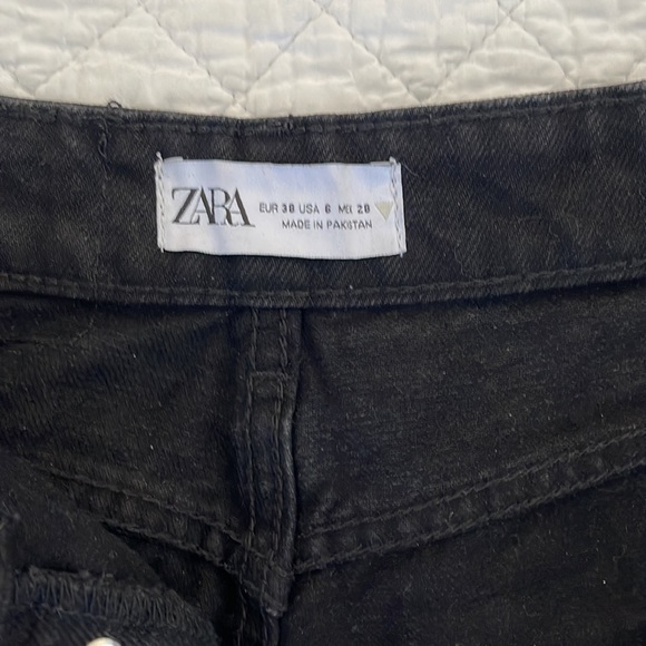 Zara black straight leg jeans - Picture 3 of 4